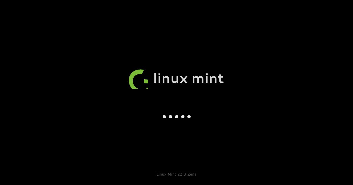 Screenshot of the Linux Mint demo